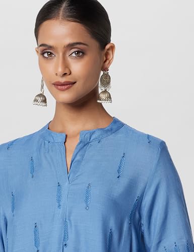 Image of BIBA Women LIVA Straight 2 Piece Set