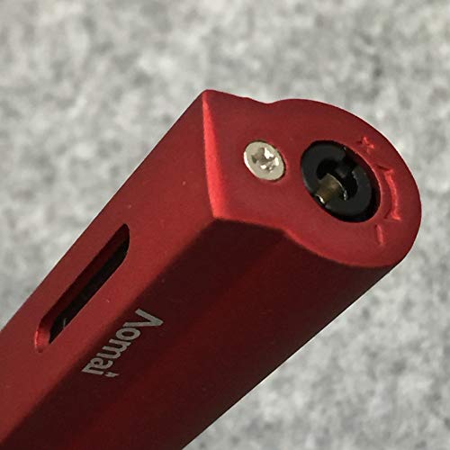 Encendedor de mechero metálico rojo con llama de jet a prueba de viento pack 2 miniatura 4