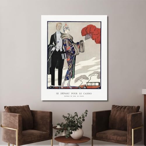 Tableau imprimé George Barbier pour revivre le charme des années 20