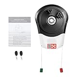 Side Mount Garage Door Opener Electric Roller Door Opener 110V Garage Door Motor with Two Remotes - 800N Quiet Roll Up Doors for Garage, Quiet Roll Up Doors