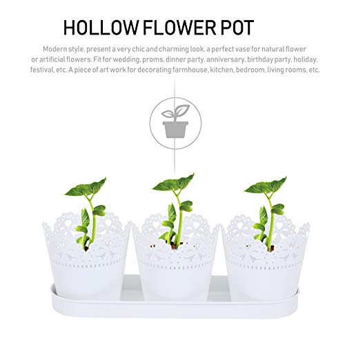 3 Pecas Vaso De Flores Suculentas Decoração De Vaso De Flores Baldes De Flores Vaso De Cacto Vaso De