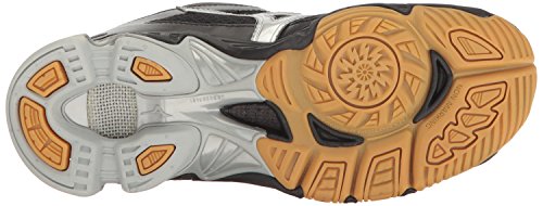 Mizuno Women's Wave Bolt 6 Volleyball Shoes, Black/Silver, 6 B US - Thumbnail 4