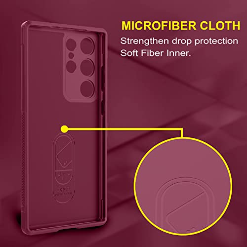 Image of Zapcase Back Case Cover for Samsung Galaxy S26 Ultra 5G | Compatible for Samsung Galaxy S26 Ultra 5G Back Cover | Liquid Silicon Magic Case with Camera Protection | Plum