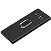 Galaxy Note 8 Case, WATACHE Ultra Slim Thin Form-Fitted Premium Flexible TPU Shockproof Protective Cover Case with Magnetic 360 Degree Rotating Ring Holder for Samsung Galaxy Note 8 (Black)