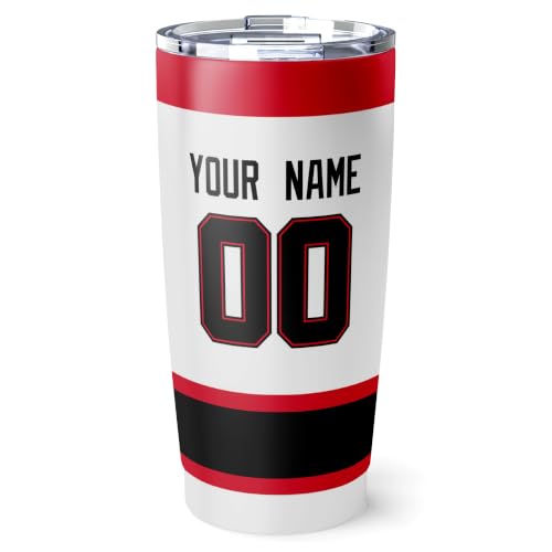 Image of ANTKING Ottawa Tumbler 20oz Custom Name Number Travel Mug Gifts | Stainless Steel Insulated Coffee Cup for Men Women