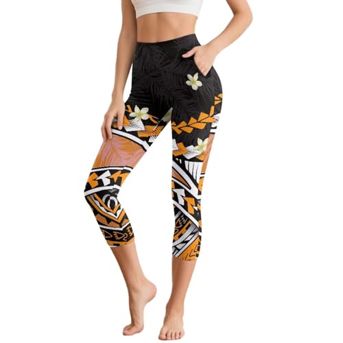 Legging de yoga pour l'extérieur pantacourt taille haute femme