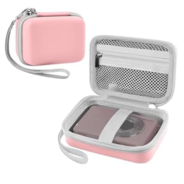 Leayjeen Custodia per Macchina Fotografica Digitale, Compatibile con FAYIBUY/CCN/KODAK/Duluvulu/nezini,Usa materiale EVA(Solo Custodia) Rosa