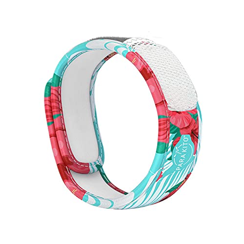 PARA'KITO Mosquito Insect & Bug Protection Wristband - Mosquito Stickers & Bug Spray Alternative - Summer Essentials, Beach Accessories, Hiking & Camping Essentials - Natural Essential Oils (Paradise)