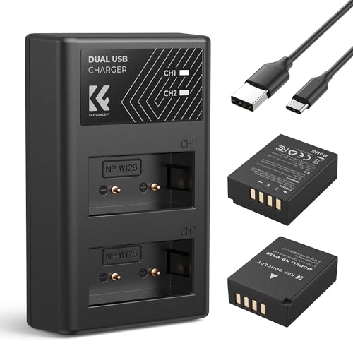 Chargeur De Batterie Compatible Fujifilm XF1 - Chargeur Rapide Avec Adaptateur Allume-Cigare 12V