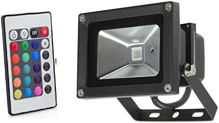 Glitz Metal LED Flood Light for Outdoor Ip65, Decorative, Party and Garden Light (RGB, 10W)