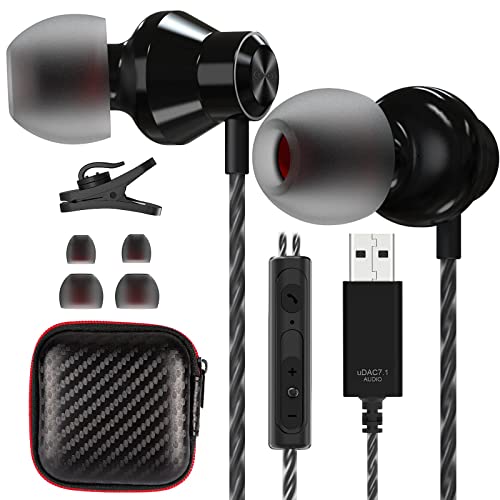 ACAGET Cuffie USB per Computer con Microfono e Cancellazione Rumore