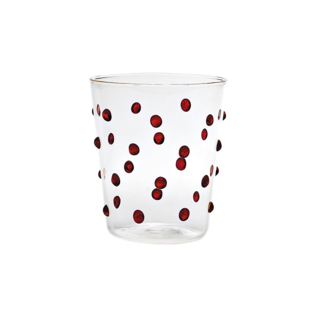 Verre rouge Zafferano pour vos tables festives : set de 6 tumblers