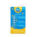 HappyPee Original - Dein Einweg Wegwerf Urinal für den Notfall | Mit Auslaufsicherem Zippverschluss + Gratis Taschentuch | Geeignet für Damen Herren & Kinder | 12 Stück +1 Gratis