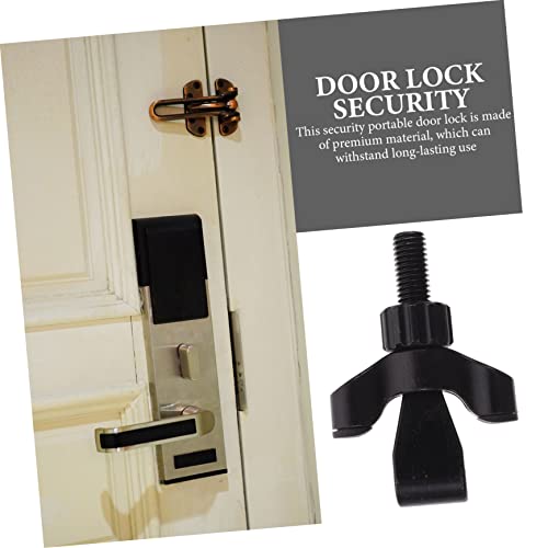 WOONEKY Batente De Porta Portátil Fechadura De Segurança Em Casa Armário De Porta De Hotel Portátil