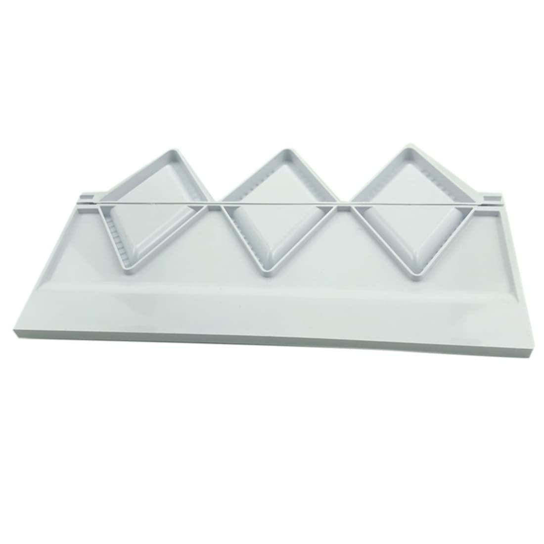 Xptieeck White Dumplings Maker 3 Triangle Mould For Pierogies Press Samosa Ravioli Dumpling Pie Empanada Meatball Maker