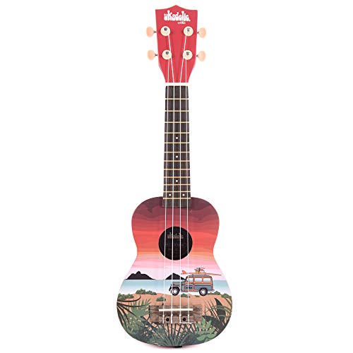 Kala Wood Ukadelic Surfari – Ukulele soprano - Les Beatles, Paul McCartney, John Lennon, RIngo Starr, George Harrison Kala Wood Ukadelic Surfari - Ukulele soprano – Image 5