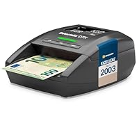 Detectalia D7X Geldscheinprüfer und Geldzählmaschine Einzeln - Falschgeld prüfgerät mit 7 Erkennungsprüfungen fur euro, gbp, chf, pln, czk und sek
