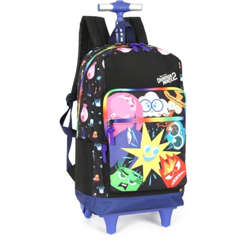 Mochila com Rodinha, Divertidamente Azul, Luxcel
