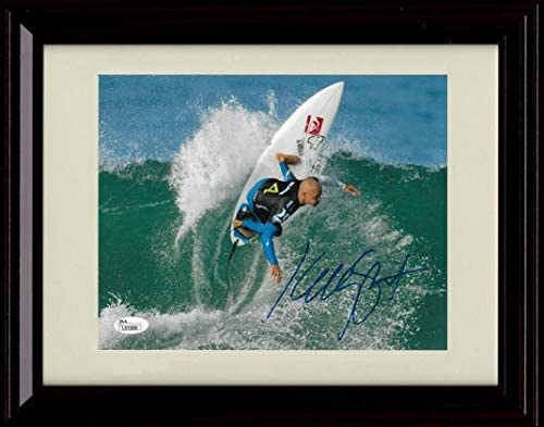 Kelly Slater - Surfing Legend -Framed Autograph Replica Print