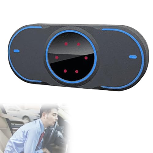 MCWYH Driver Fatigue Alarm Device, Anti-Sleep Alarm Monitor, Pupil & Face & Motion Detection, with Reminding Continuously Function, Captures Face Information Real-time, for Long Distance Drive, Duty