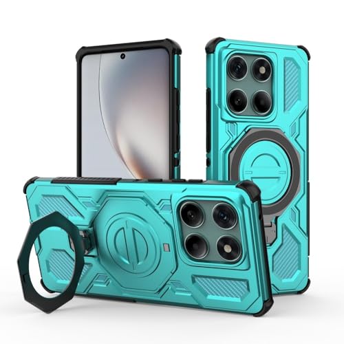 Coque Motorola Edge 50 Pro 5G verte pliable rigide silicone avec anneau