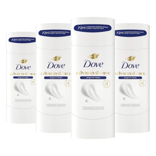 Dove Antiperspirant Deodorant Stick Original Clean 2.6 oz 4PK