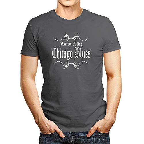 Idakoos Long Live Chicago Blues T-Shirt M