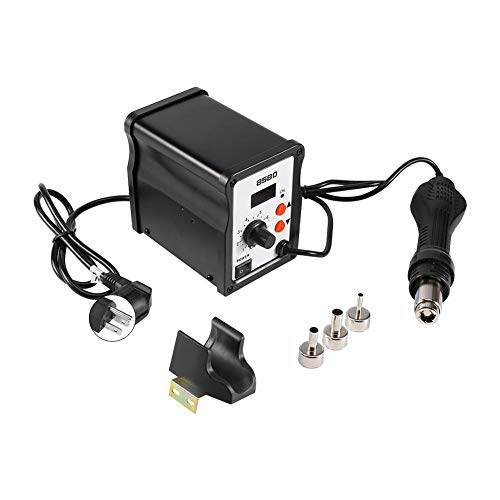 Jadeshay 858D Hot Air Gun Kit - Precision Soldering Tool for SMD, Soldering, and Component Installation (Professional Rework Station)