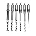 Square Hole Drill Bits, 6Pcs Woodworking Hole Saw Wood Mortising Chisel Set Mortise Chisel Bit Kit Tool Set