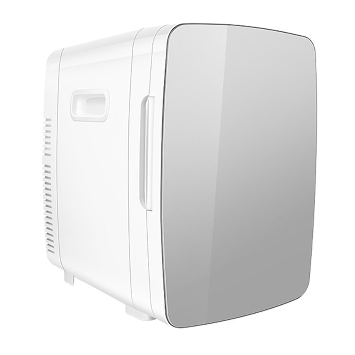Mini Nevera Portátil 4,4 Litros / 15 Latas Mini Frigorífico Sin Congelador Para El Cuidado De La Piel, Cosméticos, Bebidas Y Alimentos, Ideal Para Oficinas, Automóviles Y Dormitorios(Color:/Silver,Siz