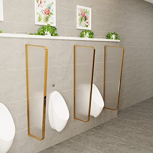 Stylish Glass Urinal Partition - Durable Privacy Screen for Toilets,