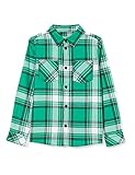 camisas talla 16 100% algodón United Colors of Benetton Camicia 5ihf5qjg0 Camisa, Cuadro Verde 903, Medium niños y niñas