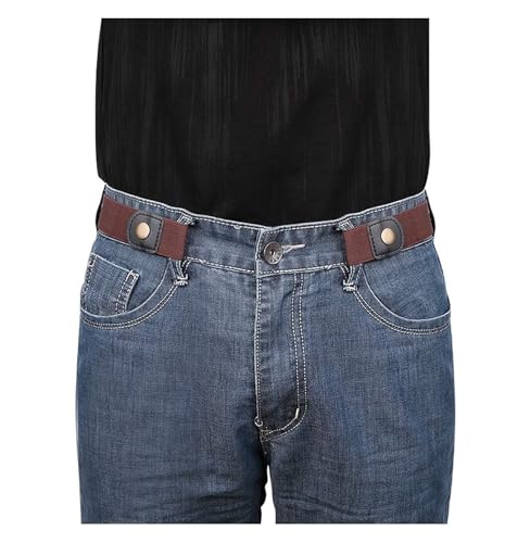 No Buckle Elastic Belt for Men, Nylon Stretch Belt for Jeans Pants - Invisible Buckle Free Belt, Comfortable & Lightweight for Casual & Outdoor Wear2