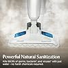 BISSELL Steam Mop 1940A PowerFresh Floor Steam Cleaner for Hard Wood & Tile with Natural Sanitization, Easy Scrubber, Variable Steam, 12” Cleaning Path