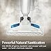 Bissell Power Fresh Steam Mop with Natural Sanitization, Floor Steamer, Tile Cleaner, and Hard Wood Floor Cleaner with Flip-Down Easy Scrubber, 1940A