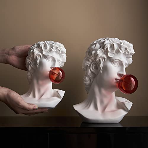 Homeemoh U11106682 White Ancient Greek Figure Statue Bust thumb #3