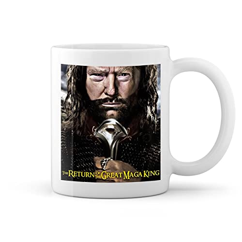 GR8Shop Trump Great Maga King Tasse blanche Café Mug