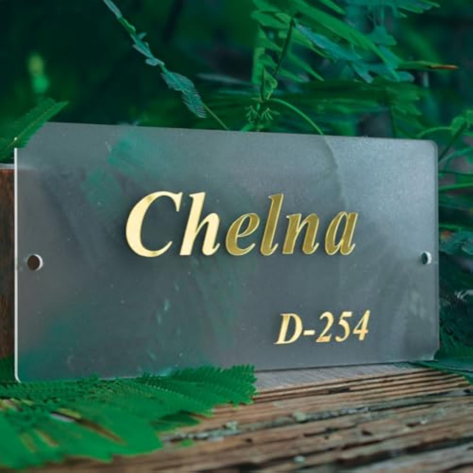 Customized Frosted Acrylic Name Plate