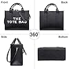 DKIIL NOIYB Leather Tote Bags for Women, PU Leather Tote Bags for Women Large Capacity 13inch Tote Bag Crossbody Bag with Zip Handbag Tote Purse for Office Travel School #2