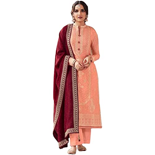 Image of Women's Wear Ready To Wear Designer Salwar Kameez Suits Indian Pakistani Beautiful Plazzo Pant Dress