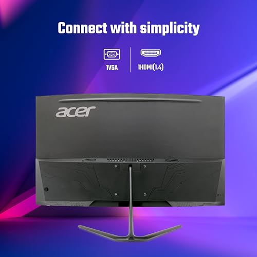Image of acer ED320QR H 31.5 Inch Full HD VA Panel 1500R Curved Backlight LED Monitor I 1 MS VRB I 100Hz Refresh Rate I AMD Free Sync I 1 x HDMI 1 x VGA with Inbox HDMI Cable I Tilt Option I Eye Care Features