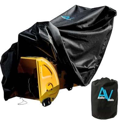 Waterproof Snow Blower Cover, 420D Snow Thrower Cover Heavy Duty, 54''L x 30"W x 70"H