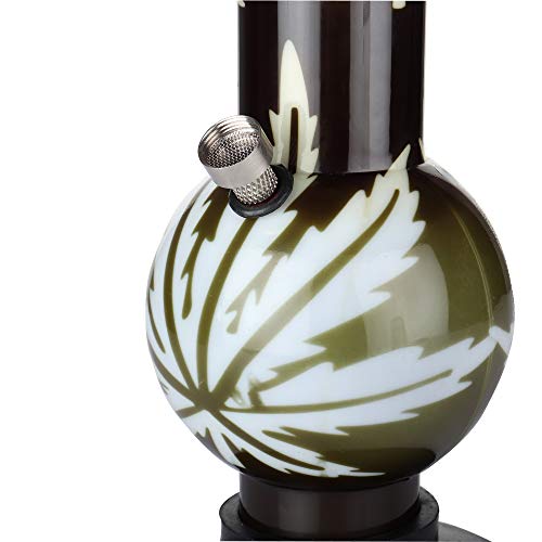 Image of METIER Bong 16 inch bongsmoke Acrylic(Plastic) Hookah Water Pipe Bongs Bottle Rolling Pipe Portable Hookah Pipe Pack of 1