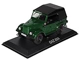 Fahrzeug ist ca 11 cm lang Unbekannt GAZ 69 A Dunkel Grün mit Schwarzem Dach 1953-1972 1/43 Modellcarsonline Modell Auto