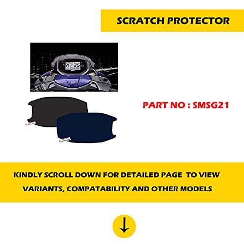 Image of NIKAVI SMSG21 Speedo Meter Screen Protector Scratch Guard Compatible for - BURGMAN Access 125