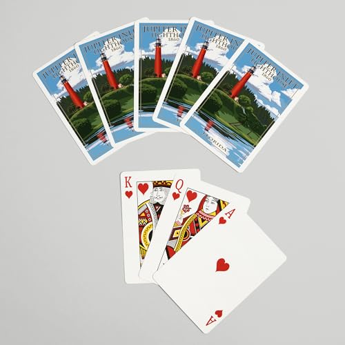 Lantern Press Jupiter Baraja de 52 Cartas Poker miniatura 7