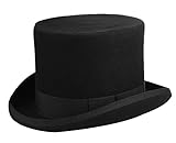 BRITISCHER VINTAGE HERRENHUT // Ein klassisches Retro-Party-Accessoire für jede Art von Event. Perfekt für einen Zauberer oder eine Maskerade-Outfit, können Erwachsene Detektiv oder Darsteller mit diesem Zylinder spielen