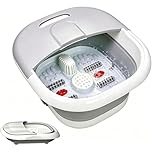 Foot Spa and Massager with Heater, Foot Bath with Bubbles and Massage Rollers, Collapsible Foot Spa for Care Your Feet and Relieve Pressure