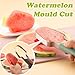 JAYVAR Watermelon Cutter Slicer, Watermelon Popsicle Mould, 3 in 1 Melon Scoop Fruit Scooper Tool for Dig Pulp Separator, Creative Dig Melon Kitchen Gadgets, Fruit Cutters Shapes, Fruit Scooper