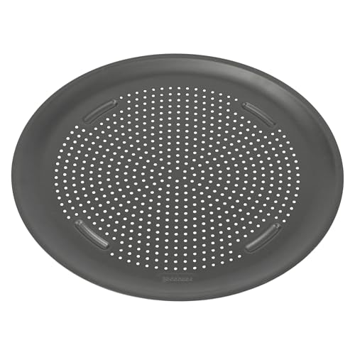 Comparison: Best Pizza Pan For Crispy Crust 2 GoodCook AirPerfect Nonstick 16” Pizza Pan – Pizza Tray for Oven, Perforated Round Pizza Pan, Carbon Steel Baking Pan, Homemade, Frozen & Leftover Slices